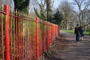 SMC Pentax-F 35-70mm f/3.5-4.5 - Red Fence And Red Hat | 1/250 sec | f/8 | ISO 400 | 40mm